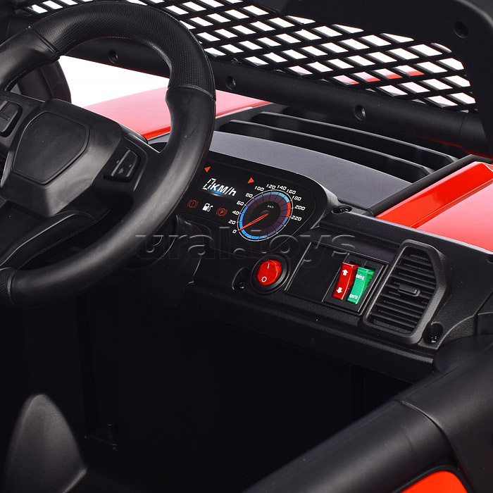 Электромобиль "Круиз" на аккумуляторе, с р/у управлением, в коробке (красный)