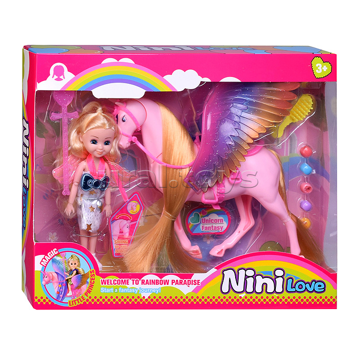 Кукла с аксессуарами "Сказочная принцесса" в коробке