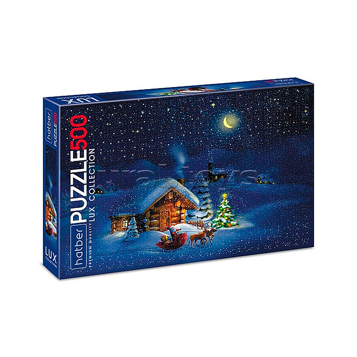 Пазлы 500 "Premium" круглые "Сказочная ночь" LUX мат.ламин. 3D фольга Пазлы 500 "Premium" круглые "Сказочная ночь" LUX мат.ламин. 3D фольга