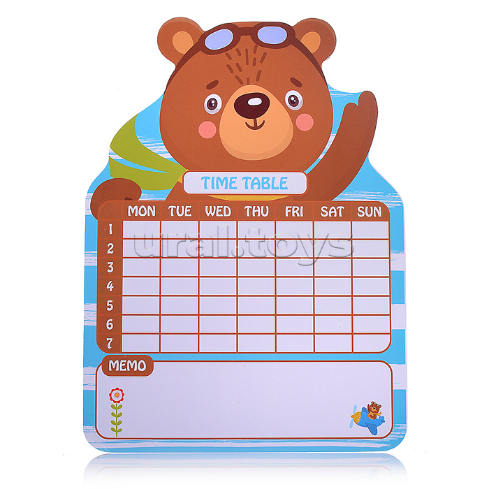 Доска для рисования "Рисуй с медвежонком" в пакете