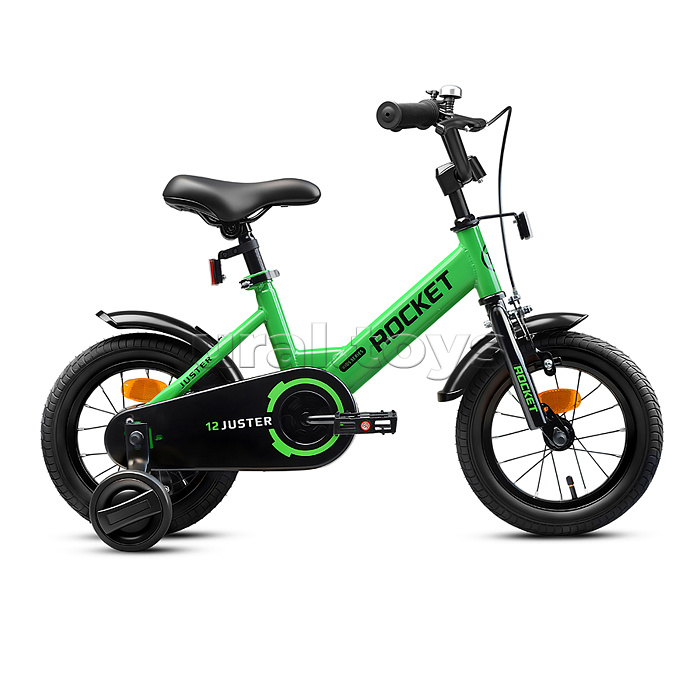 Велосипед 12" Rocket Juster, цвет зеленый
