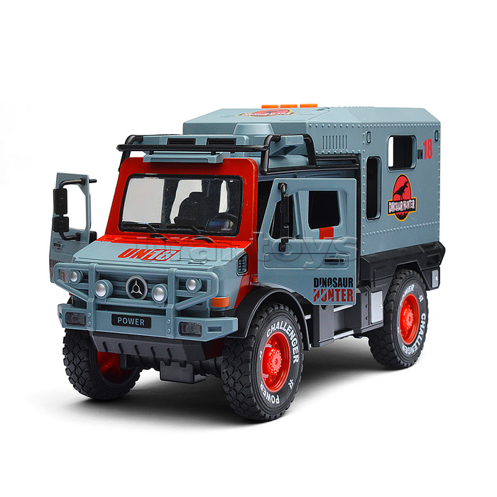 Машина "Dinosaurs hunter" (свет, звук) в коробке