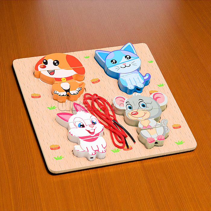 Пазл-вкладыш "Малыши"