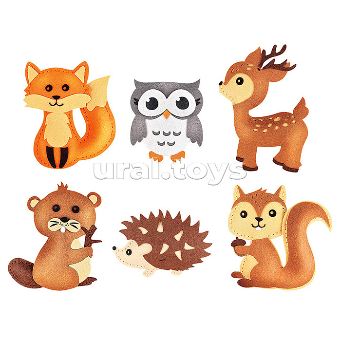 Набор творческая мастерская A2205 "Лесные жители" в коробке