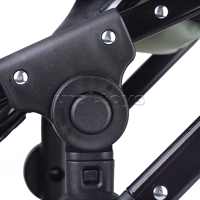 Коляская кукольная металлическая, для двойни, регулируемая посадка