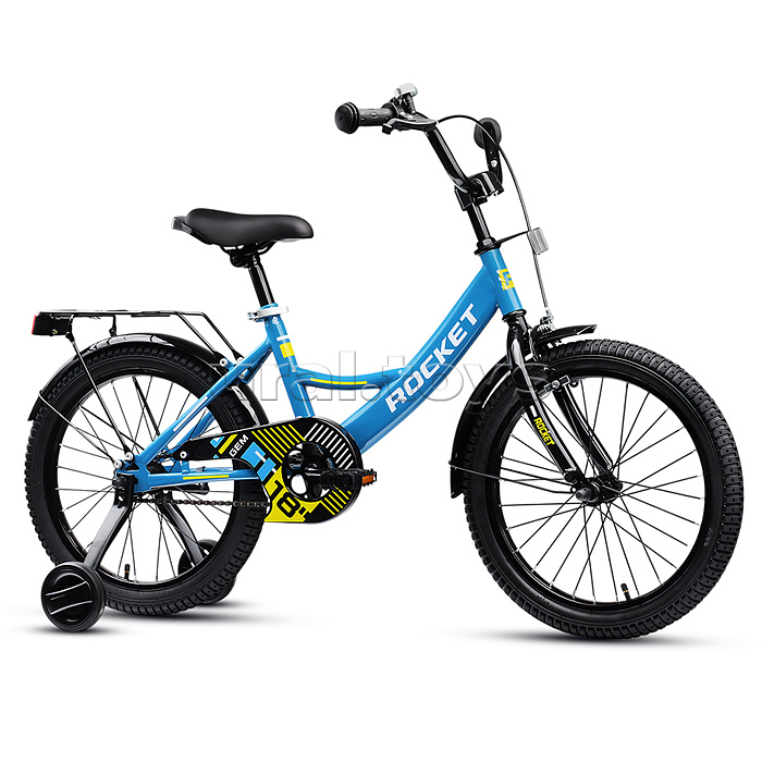 Велосипед 18" Rocket Gem, цвет голубой