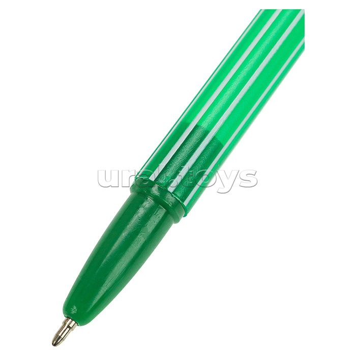 Ручка шариковая с полос. d=0,7мм,игол.након