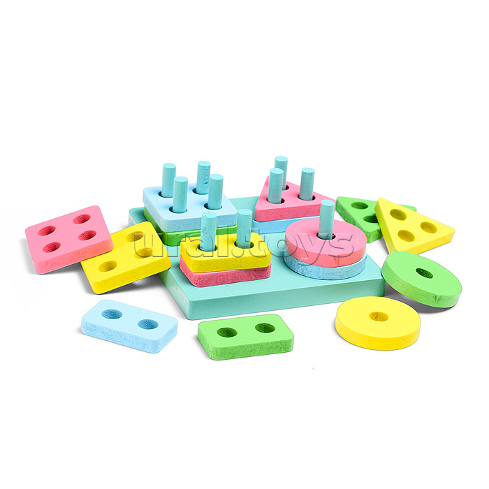 Логическая пирамидка "Форма и цвет"