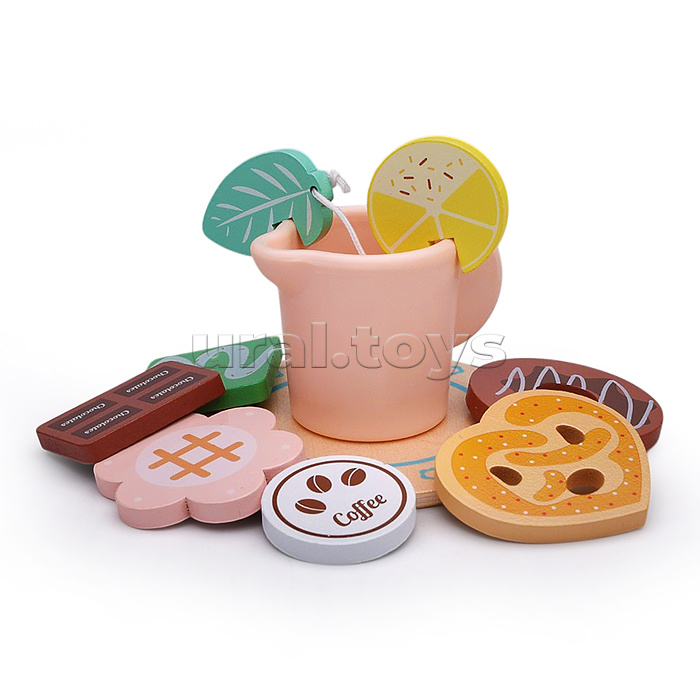 Набор посуды "Чайный набор" (бежевый)