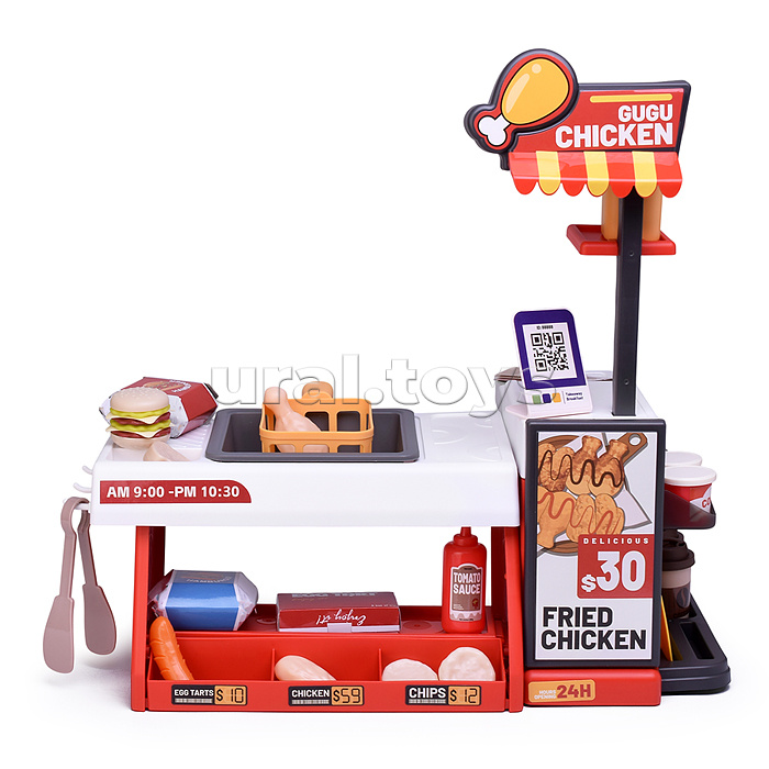 Игровой набор кафе "Курица гриль" в коробке