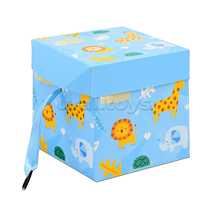 Коробка подарочная "Сюрприз" 10х10х10 см