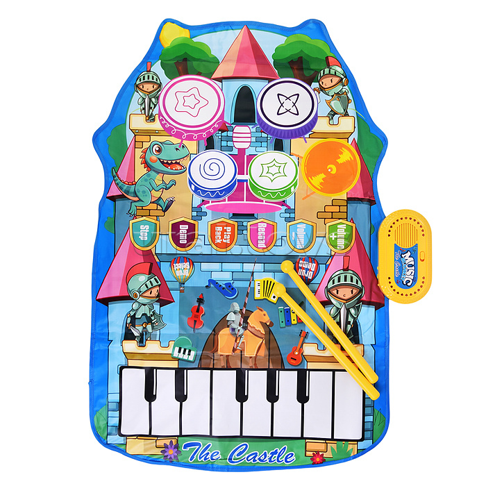 Коврик развивающий "Развивайся с песенками" в коробке