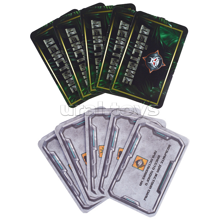Настольная игра-ходилка квадрат "Зооботы. Восстание" 40 карточек.