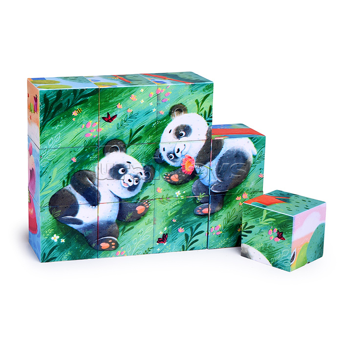 Кубики 12 шт. "Милая парочка" (StepKids)