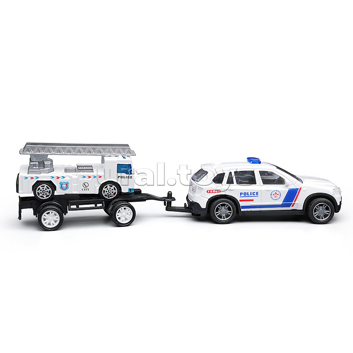 Машина "Городская служба полиции" металл, в коробке