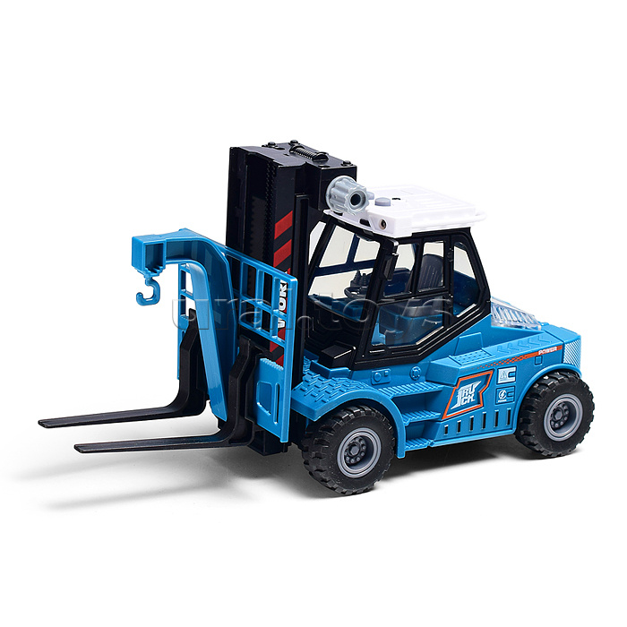 Машина "Вилочный погрузчик 2" 1:43 ( свет,звук) в коробке