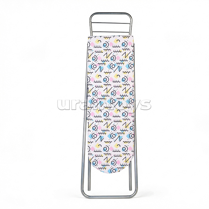 Доска для глажения металлическая, принт зигзаги