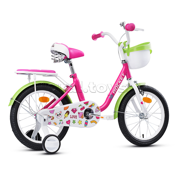 Велосипед 16" Rocket Bella, цвет розовый