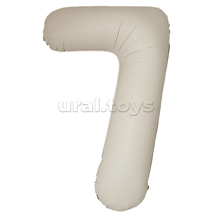 Шар (40''/102 см) Цифра, 7 Slim, Кремовый Латте, Матовый, 1 шт. в уп. Шар (40''/102 см) Цифра, 7 Slim, Кремовый Латте, Матовый, 1 шт. в уп.