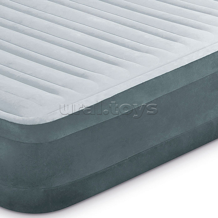 Надувная кровать "Comfort-Plush" 99х191х33см, встр.нас. 220В, до 136кг