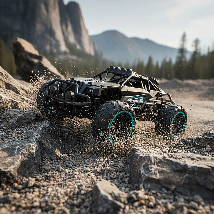 Машина "Воин бездорожья" р/у, 27 MHz, в коробке