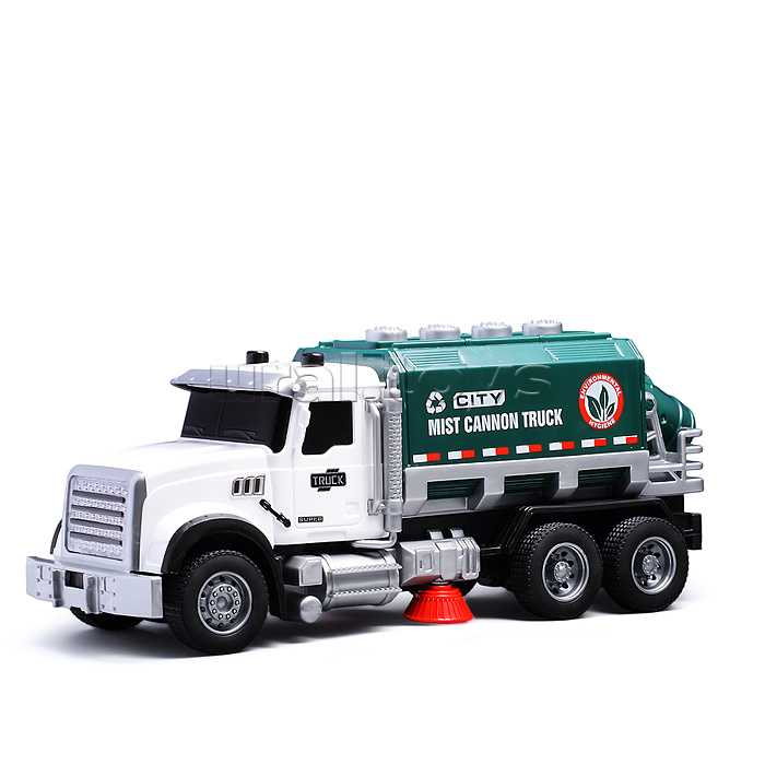 Машина "Мусоровоз" (свет, звук, спрей) в коробке