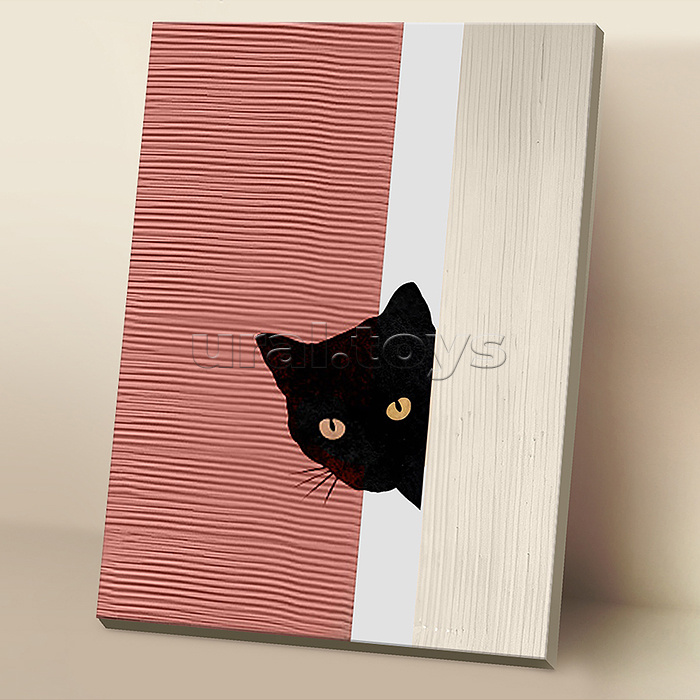 Рельефная картина 40х50 "Кот - шпион" 5 цветов