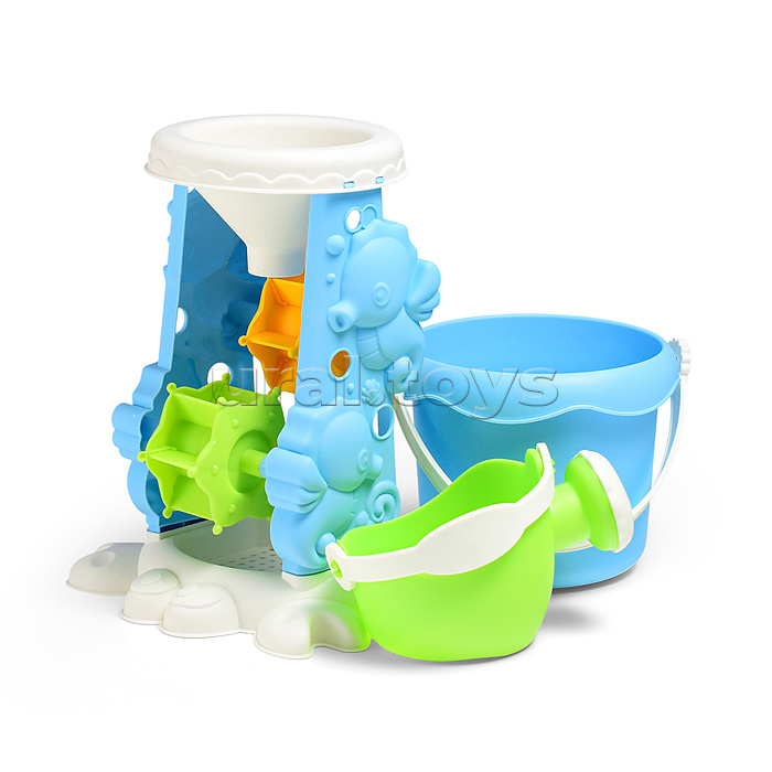 Набор для игры в песке "Пляжные приключения" в сетке (30 предметов)