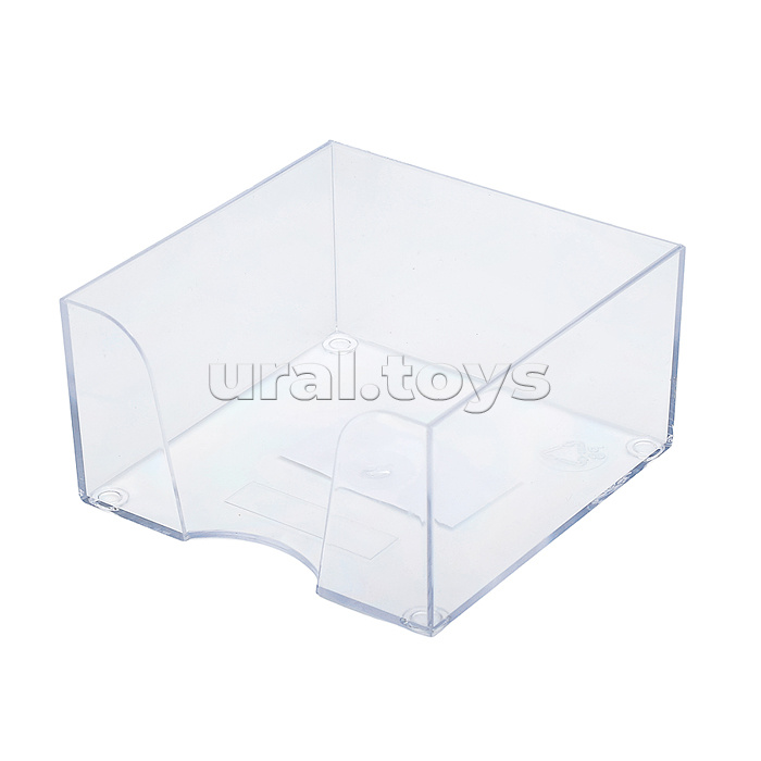 Пластиковый бокс для бумажного блока "Attomex" 9x9x5 см, прозрачный