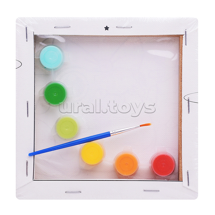 Картина по номерам "Жабка Волшебница" 15х15см