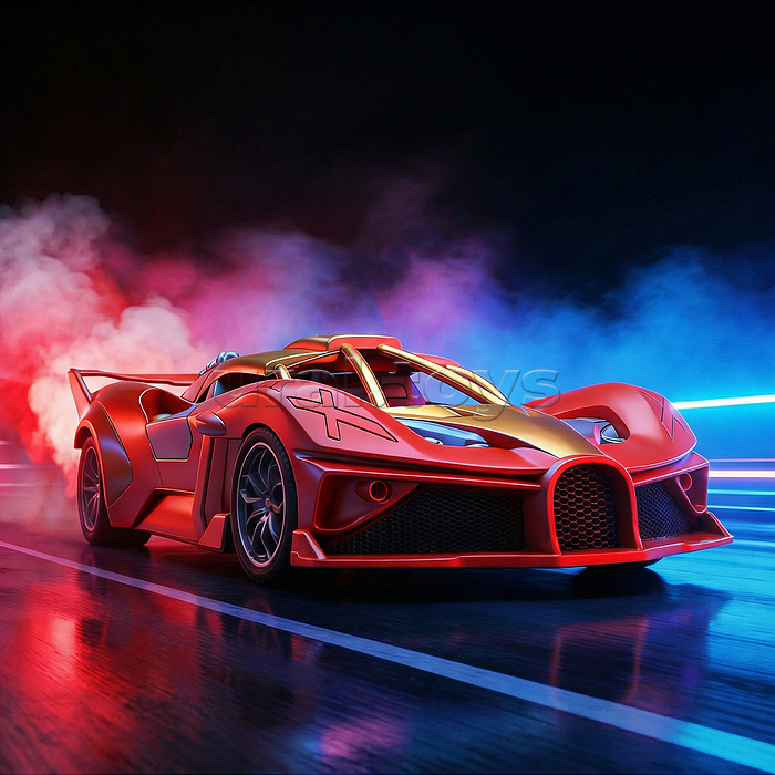 Машина "Гипердрайв" р/у, 27 MHz, в коробке