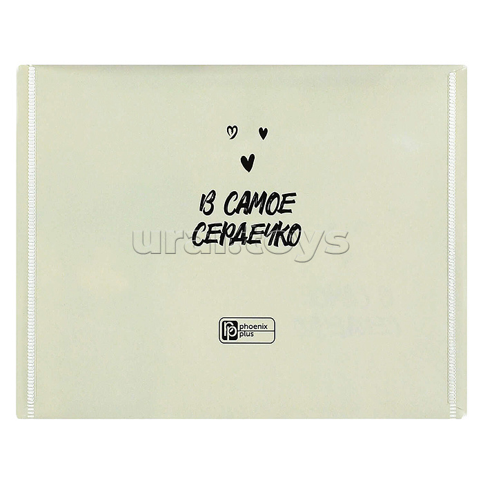 Папка для школьных тетрадей пластиковая "Девчонка в шапке" полипропилен, формат А5, 24x17 см