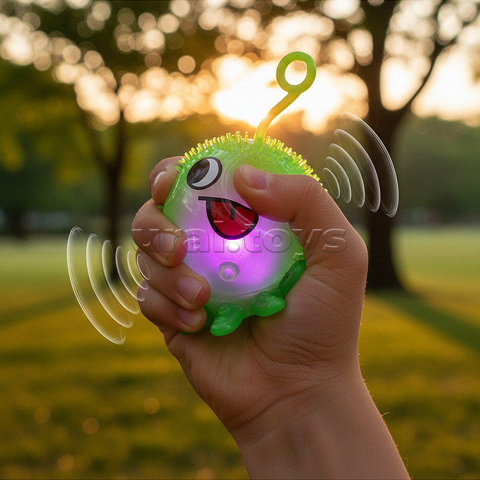 Игрушка-пищалка "Смайлик" в коробке