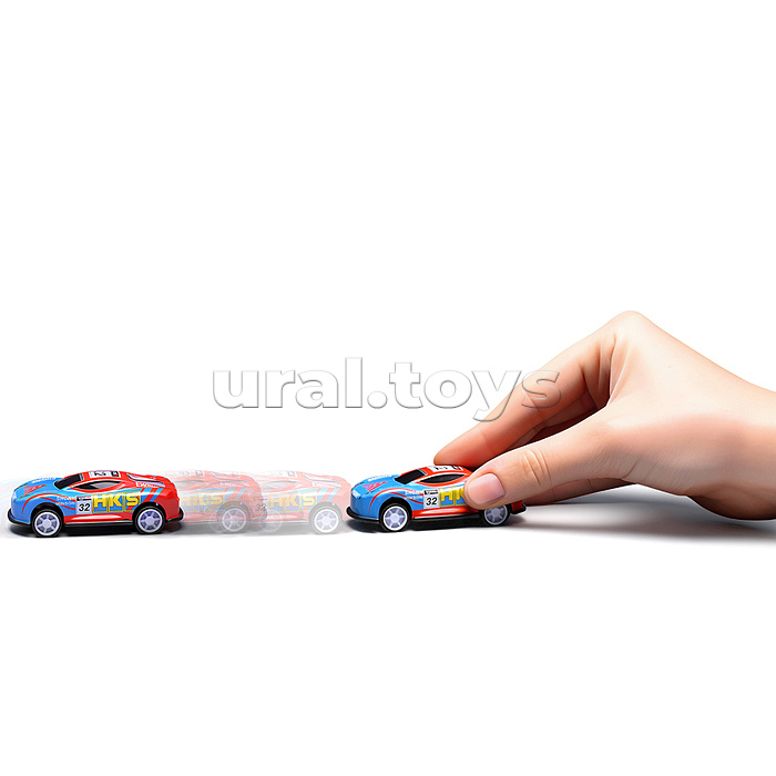 Набор машин "Мега заезд" (металл.) в коробке