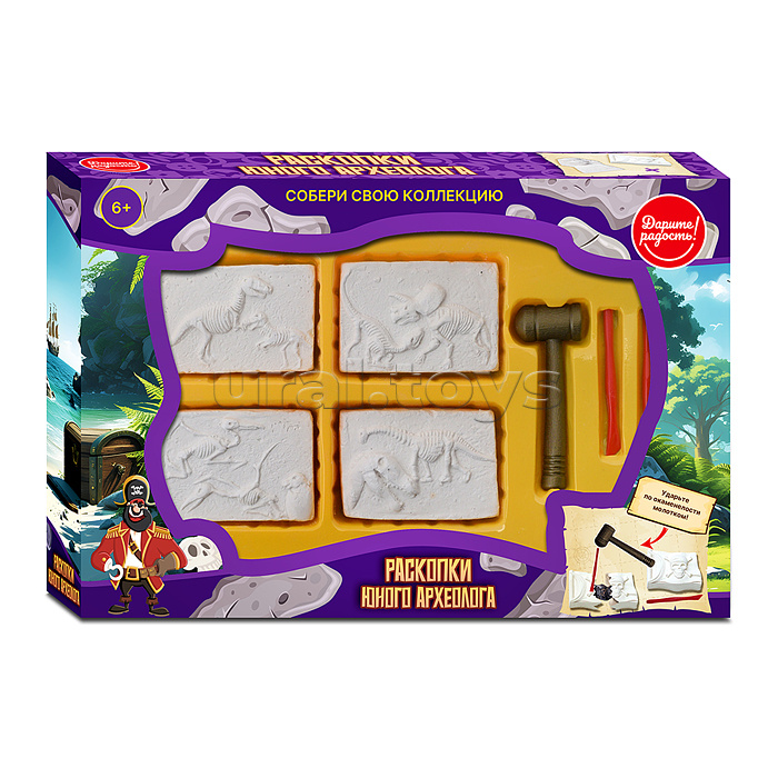Раскопки "Раскопки юного археолога" в коробке