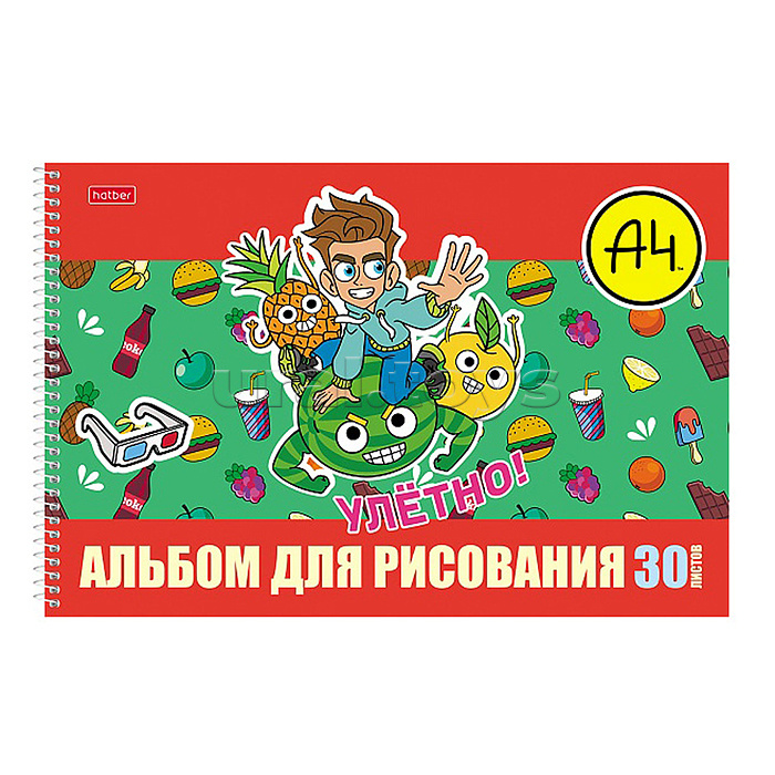 Альбом для рисования 30л "Влад А4"