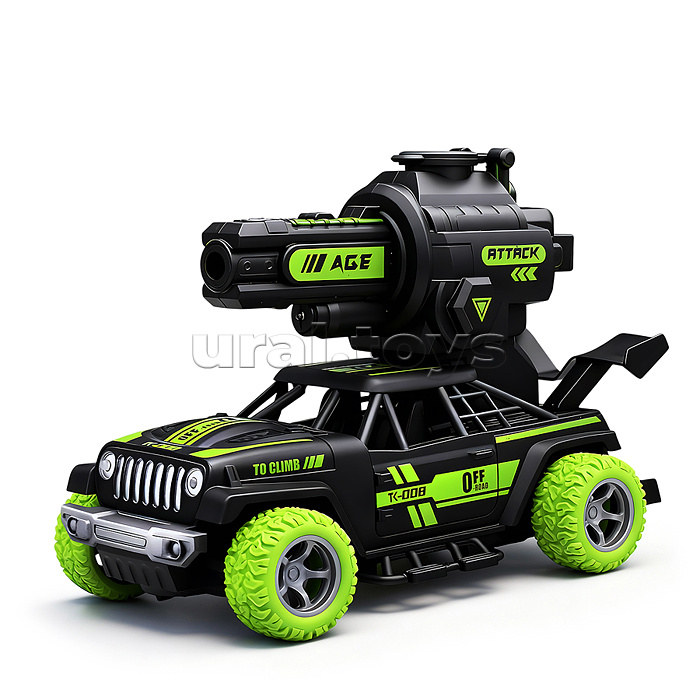 Машина "Джип" с аква пушкой, р/у, 27 MHz, в коробке