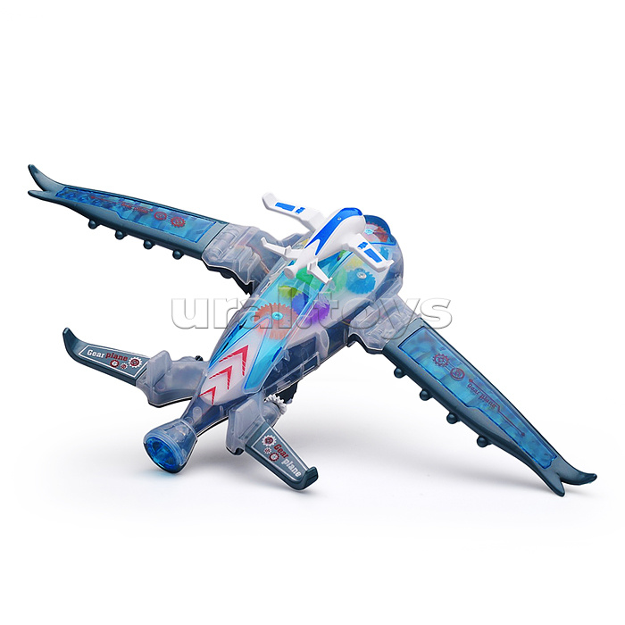 Самолет "Воздушный полет" на батарейках, в коробке