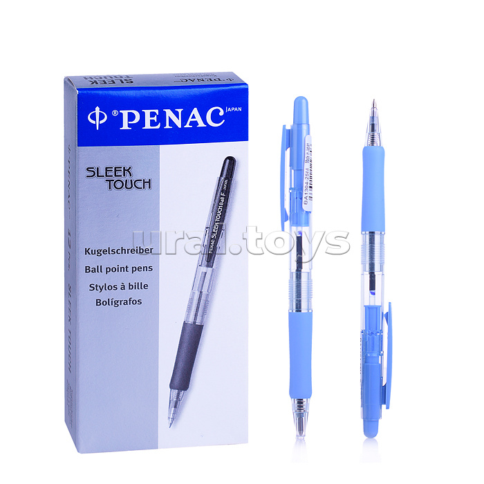 Ручка шариковая автоматическая Sleek Touch Pastel 1,0мм корпус пастельный синий, синяя