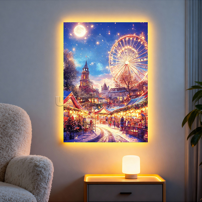 Мозаика алмазная "Атмосфера праздника" 30*20 см.