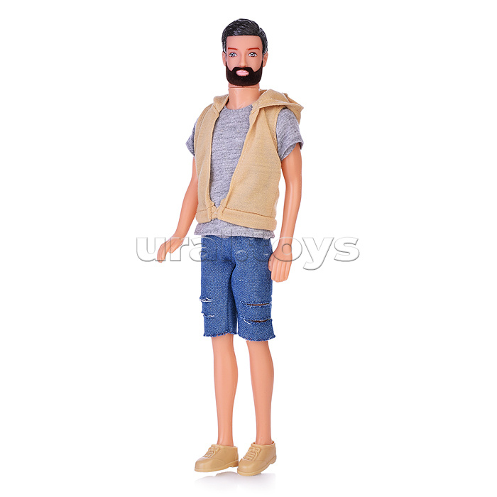 Кукла Кевин с бородой 2 вида 30 см
