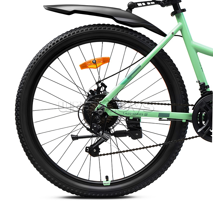 Велосипед 26" Rocket lady Alloy 26, цвет светло-зеленый, размер 17"