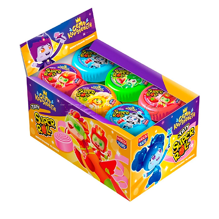 Жевательная резинка с татуировкой "Super Roll Tattoo" (Семь Королевств) 12г*24шт