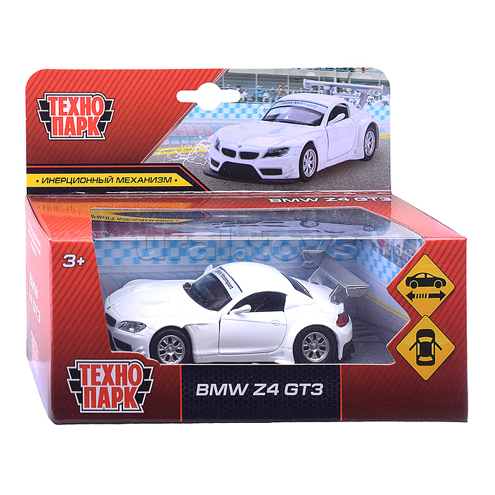 Модель BMW Z-4 GT3, 1:38 (открыв. двери) инерционный механизм