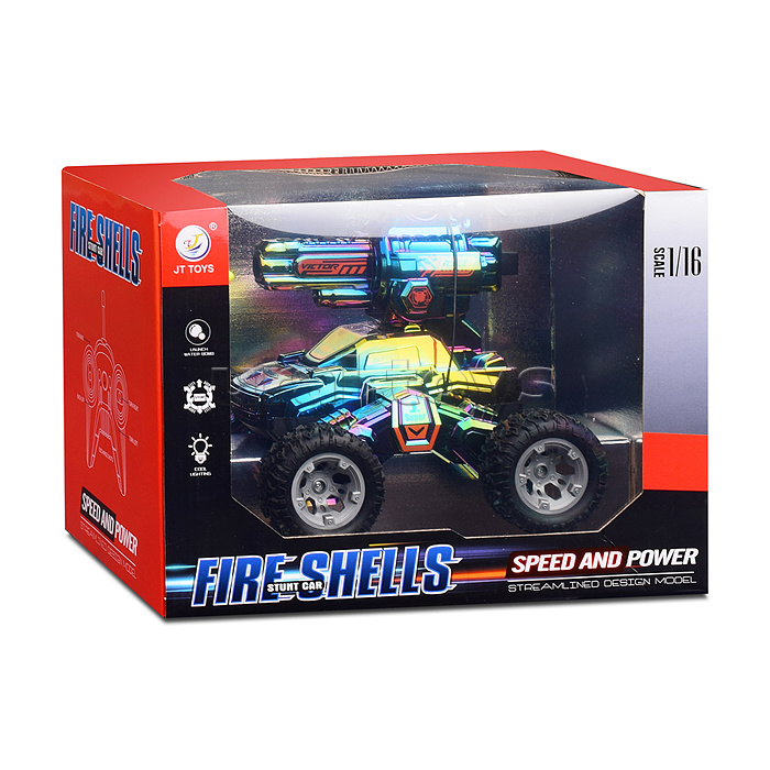 Машина "Fire shells-2" р/у, 27 MHz, в коробке