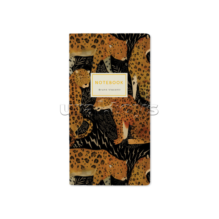 Записная книжка 30л, А6 линовка в точку "Fauna. Леопард" обложка софт тач ,кремовая бумага, прошивк Записная книжка 30л, А6 линовка в точку "Fauna. Леопард" обложка софт тач ,кремовая бумага, прошивк
