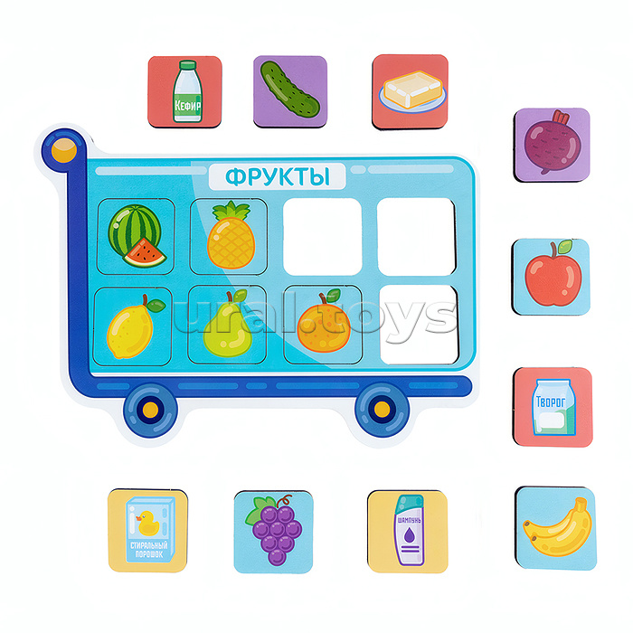 Игра настольная деревянная "Умный шопинг" Baby toys games Игра настольная деревянная "Умный шопинг" Baby toys games