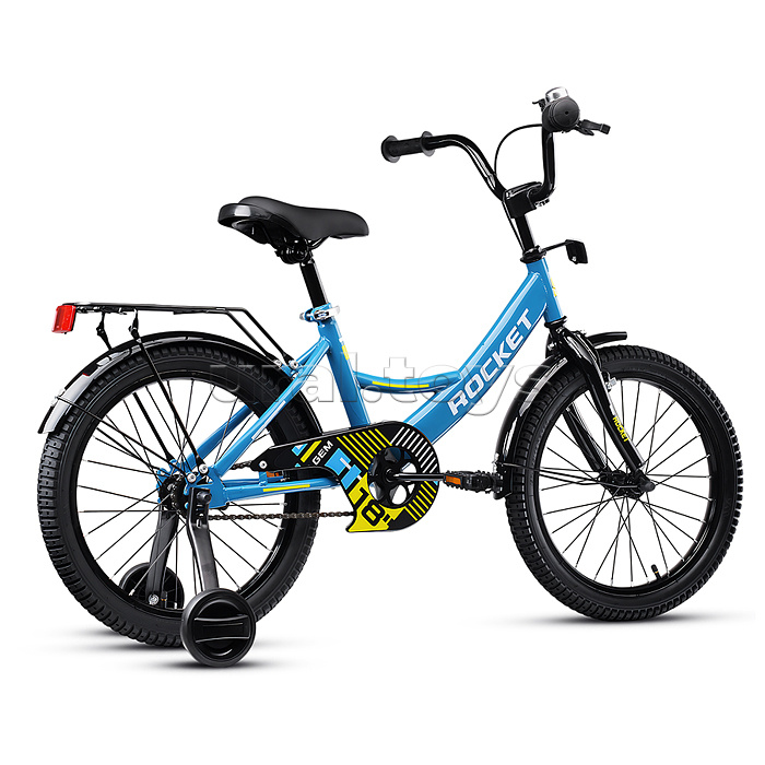 Велосипед 18" Rocket Gem, цвет голубой
