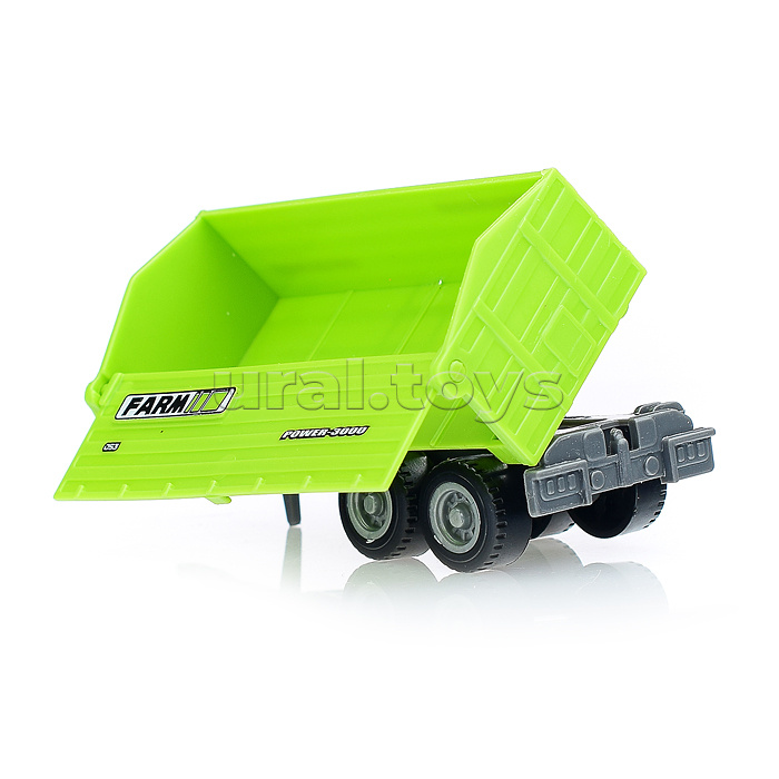 Трактор с прицепом, в коробке