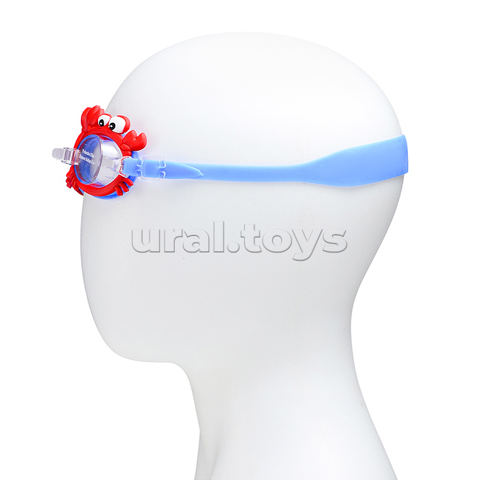 Очки для плавания цветные, в ассортименте, в пакете